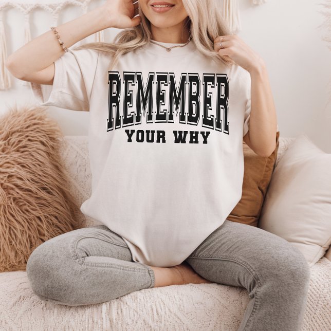 Lembre-se de sua Camisa para Conselheiro ou Terapi (remember your why shirt, remember your why sweatshirt, motivational sweatshirt for women,)