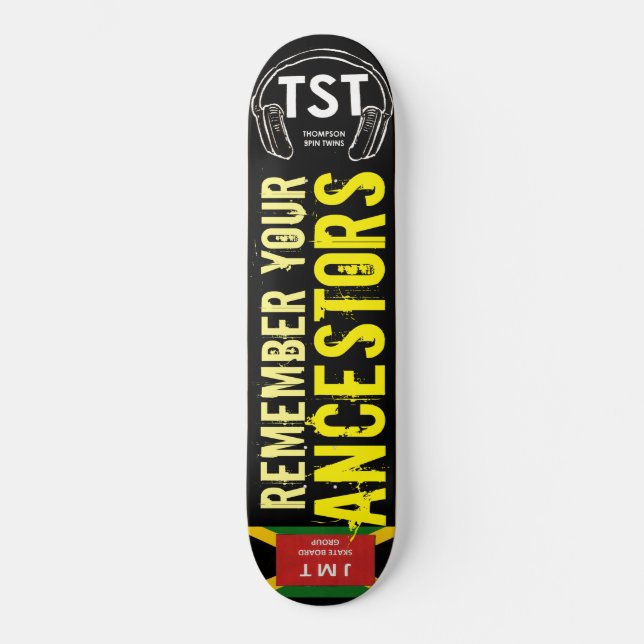 LEMbre SEUS ANTEPASSADOS Skateboard (Frente)