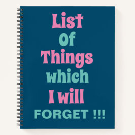 Lembrete Engraçado para as Pessoas Esquecidas a Fa