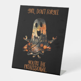 Lembrete profissional Humor Halloween Ghost