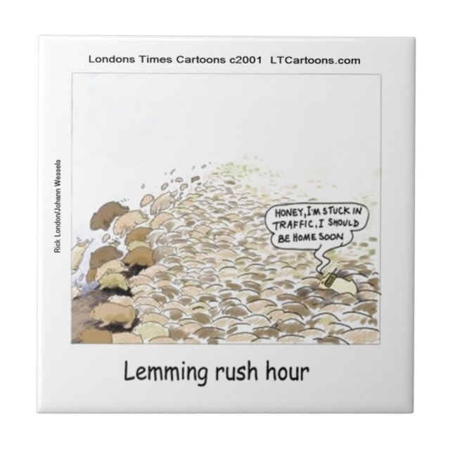 Lemmings Rush Hour Engraçado (Frente)