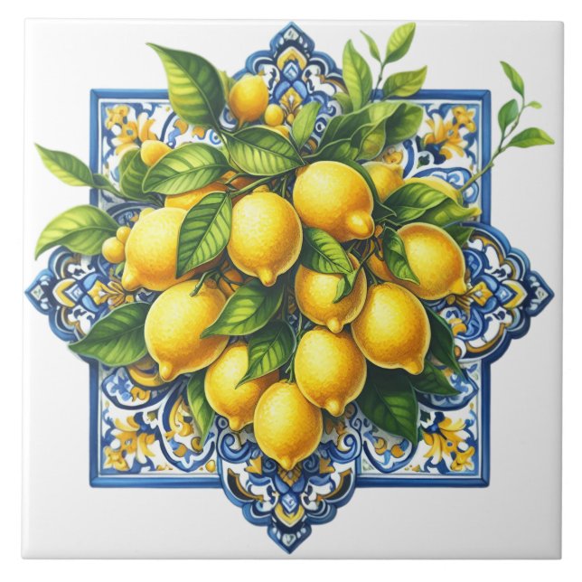 Lemon Ceramic Tile (Frente)