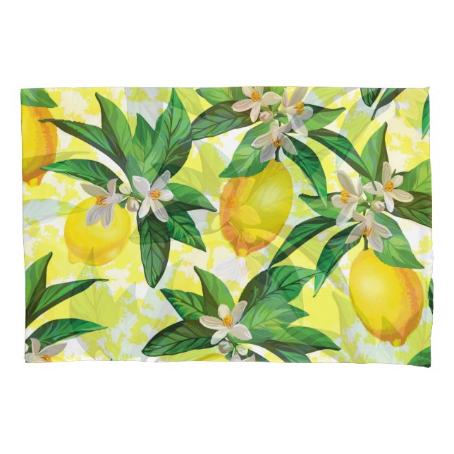 Lemon Fantasy: Padrão Floral Criativo (Frente)