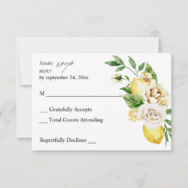 Lemon Floral sem RSVP de Refeição V2