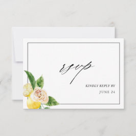 Lemon Floral w RSVP Placa 2