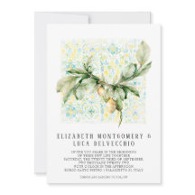 Lemon Grove italiana | Convite Botânico Boho