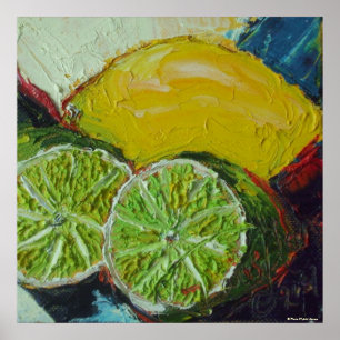 Lemon Limes Fine Art Poster