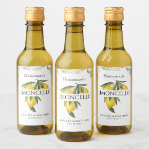 Lemon Limoncello Obrigado Favor De Casamento