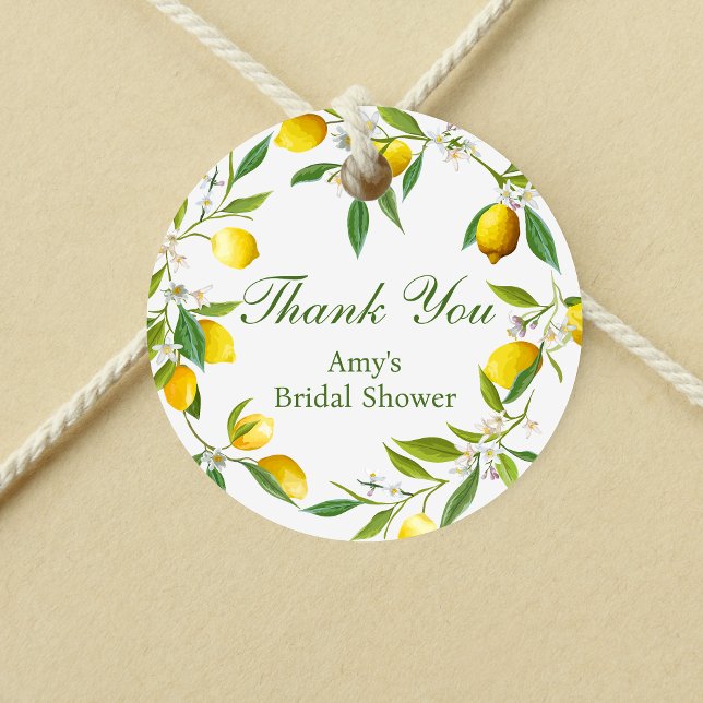 Lemon Main Squeeze Etiqueta de Favor (Criador carregado)