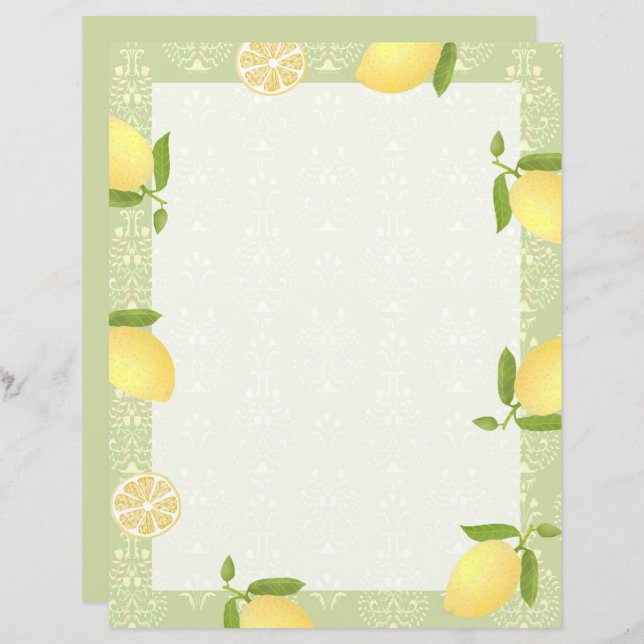 Lemon Motif Love Green (Frente/Verso)