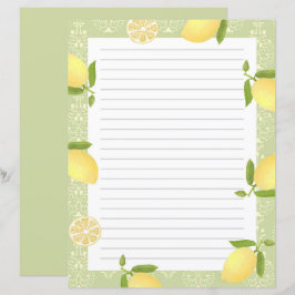 Lemon Motif Love Green