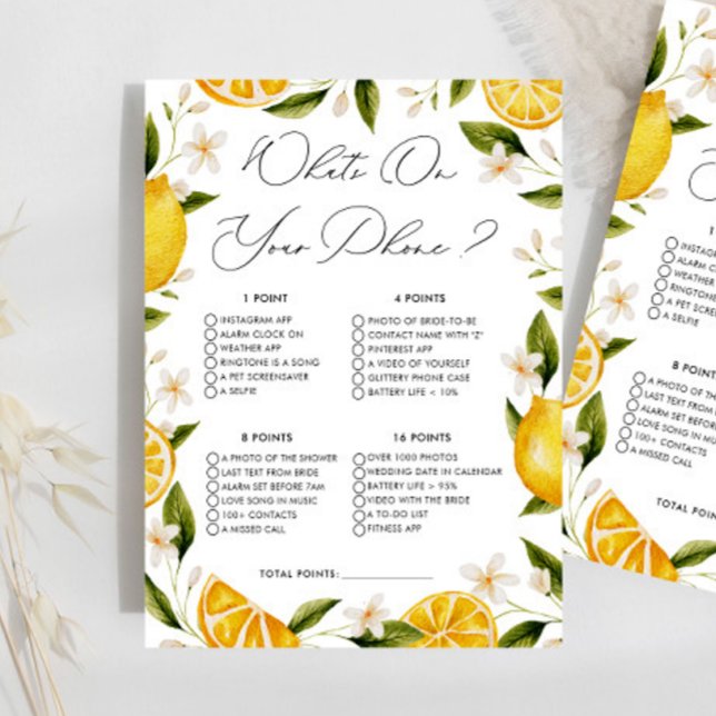 Lemon O Que No Seu Jogo De Chá de panela Telefônic (Criador carregado)