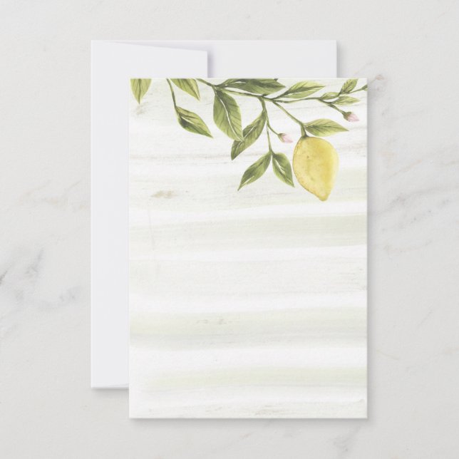 Lemon Obrigado Cartões (Frente)