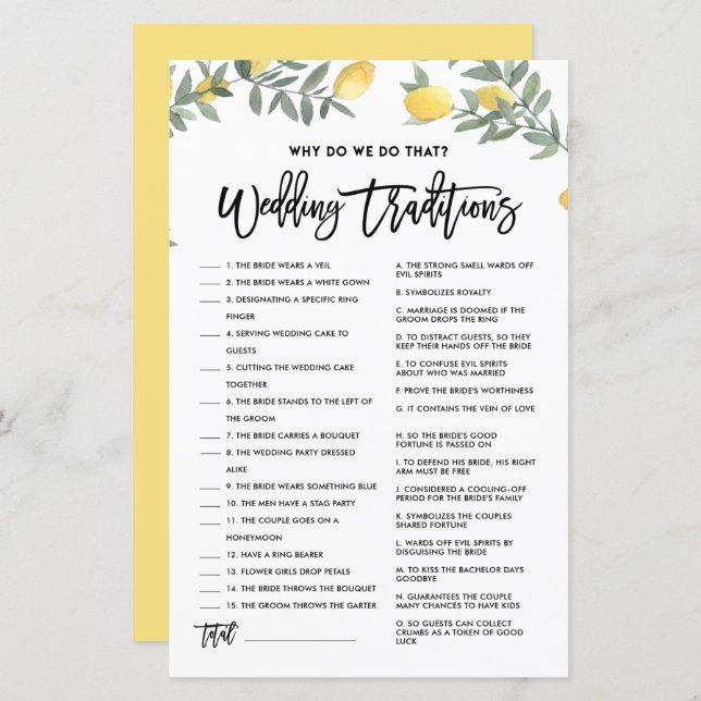 Lemon Por Que Fazemos Esse Jogo De Tradição De Cas (Frente/Verso)