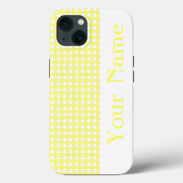 Lemonade Modern Houndstooth com nome (Verso)