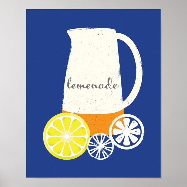 Lemonade Pitcher Poster Art (Frente)
