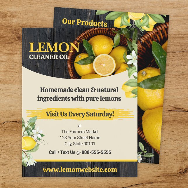 Lemons Flyer Template (Criador carregado)