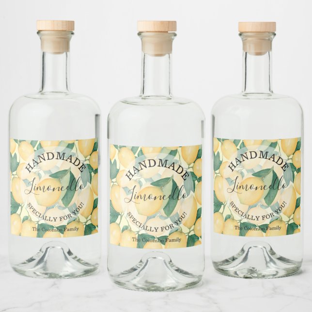 Lemons Greenery Handmade Limoncello (Garrafas)