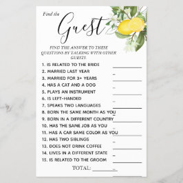 Lemony Encontre o cartão de jogo do Chá de panela 