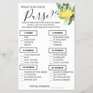 Lemony O que está no seu cartão de Chá