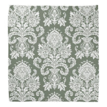 Cor Simples Verde Lichen Profunda Damask Coordenad