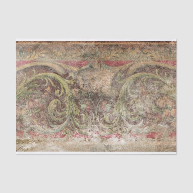 Lenço de papel afligido do painel do design (Frente )