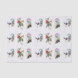 Lenço de papel bonito da arte do vintage dos