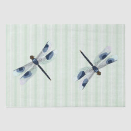 Lenço de papel chique das libélulas