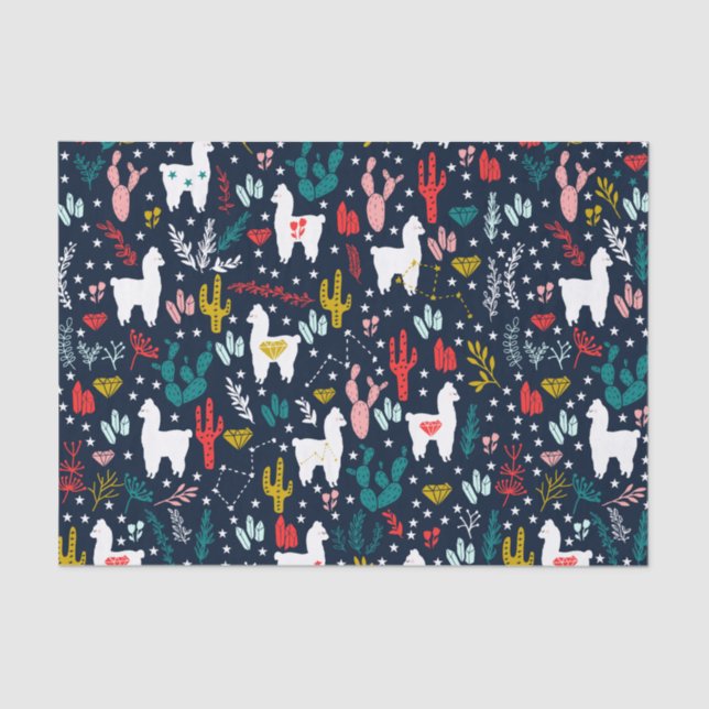 Lenço de papel da alpaca (Frente )