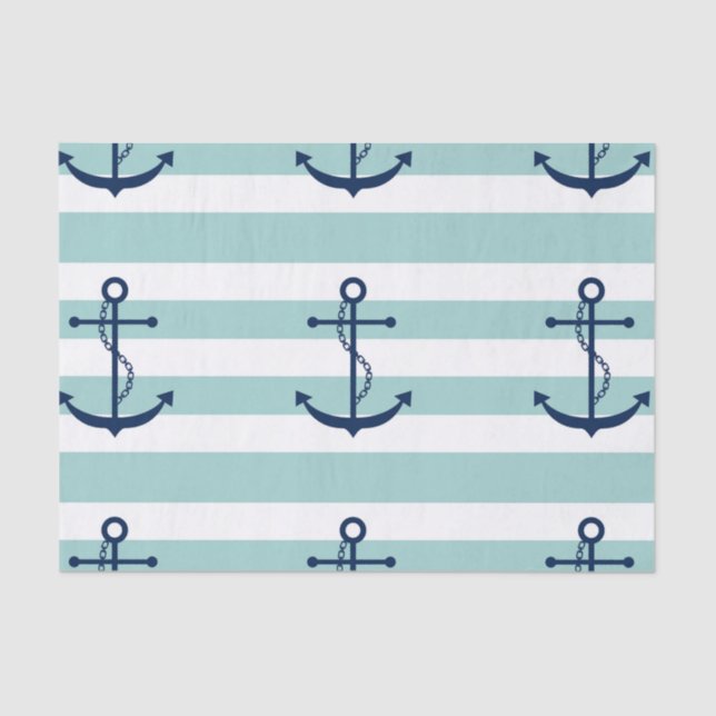 Lenço de papel da âncora 10lb, branco (Frente )