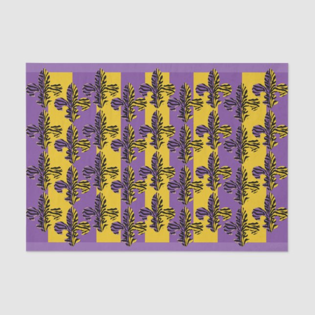 Lenço de papel da flor de lis do tigre (Frente )