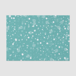 Lenço de papel da queda de neve