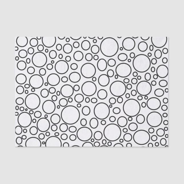 Lenço de papel das bolhas (Frente )