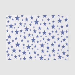 Lenço de papel das estrelas azuis