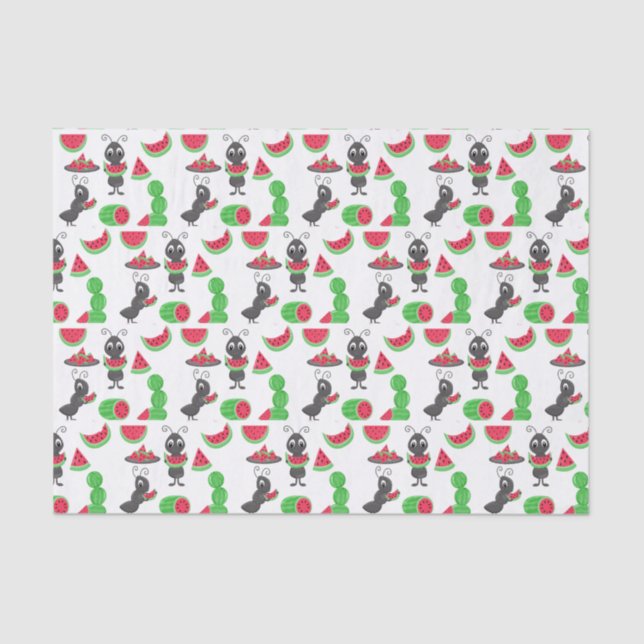 lenço de papel das formigas do piquenique (Frente )