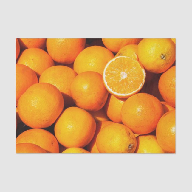 Lenço de papel das laranjas (Frente )