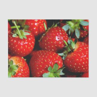 Lenço de papel das morangos