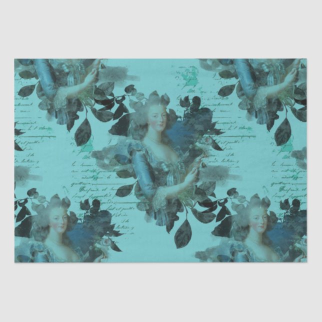 Lenço de papel de Marie Antoinette (Frente )