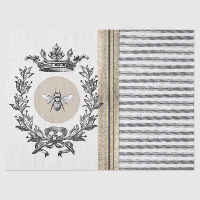 Lenço de papel de tiquetaque da abelha de (Frente )