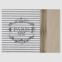 Lenço de papel de tiquetaque de Paris de