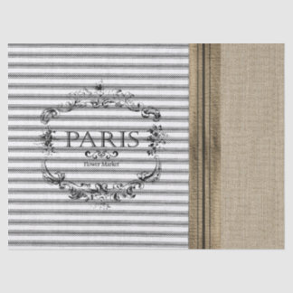 Lenço de papel de tiquetaque de Paris de