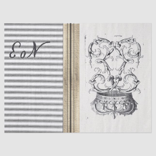 Lenço de papel de tiquetaque de serapilheira (Frente )