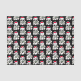 Lenço de papel delicado dos crânios do Natal