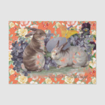 Lenço de papel do COELHINHO DA PÁSCOA