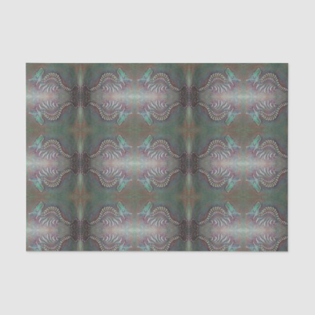 lenço de papel do dragão do cavalo marinho (Frente )