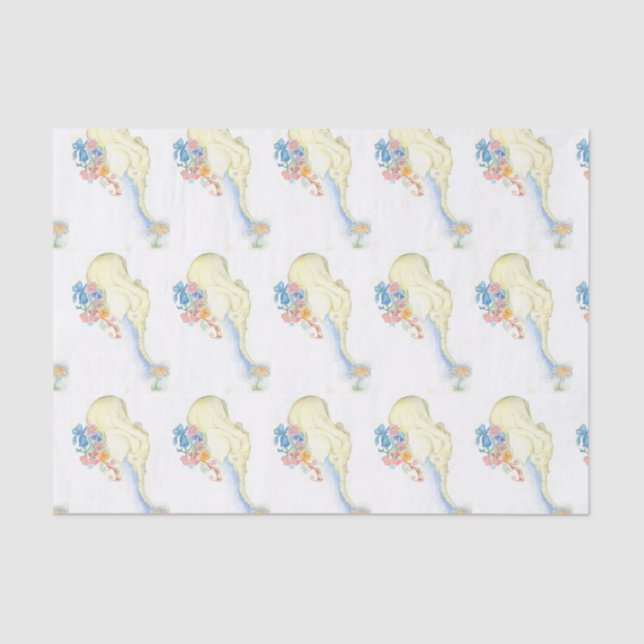 lenço de papel do elefante do bebê (Frente )