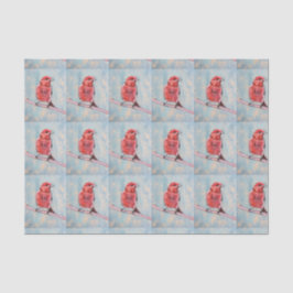 Lenço de papel do impressão do pássaro