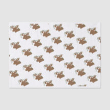 Lenço de papel do país dos alces do Natal