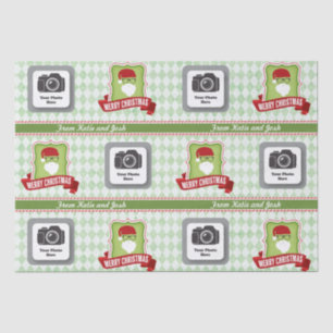 Lenço de papel do papai noel do hipster