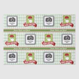 Lenço de papel do papai noel do hipster